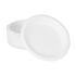 Karat Earth 6'' PFAS Free Compostable Bagasse Round Plates, White - 1,000 pcs