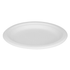 Karat Earth 7'' PFAS Free Compostable Bagasse Round Plates, White - 1,000 pcs
