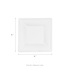 Karat Earth 6”x 6” Molded Fiber  Square Plates, PFAS Free, White - 500 pcs