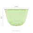 Karat Earth PLA 48 oz Salad Container (175 mm), Green - 300 pcs