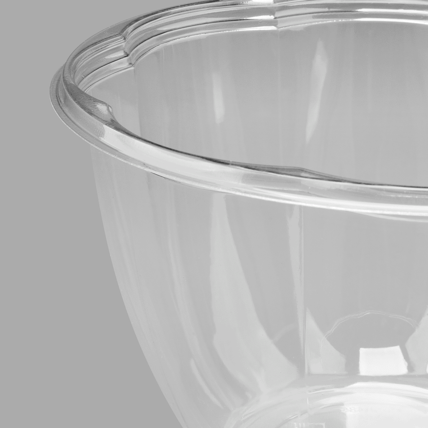 Karat Earth PLA 48 oz Salad Container (175 mm), Clear - 300 pcs