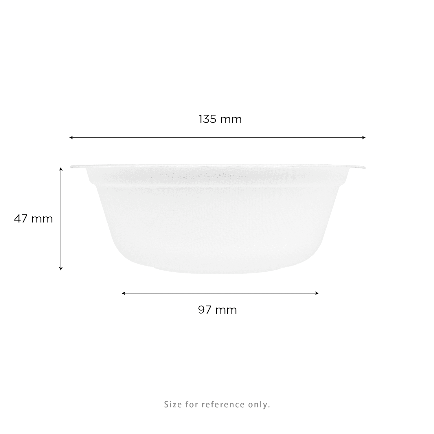 Karat Earth 12oz PFAS Free Eco-Friendly Bagasse Rice Bowl, White - 1,000 pcs