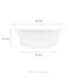 Karat Earth 12oz PFAS Free Eco-Friendly Bagasse Rice Bowl, White - 1,000 pcs