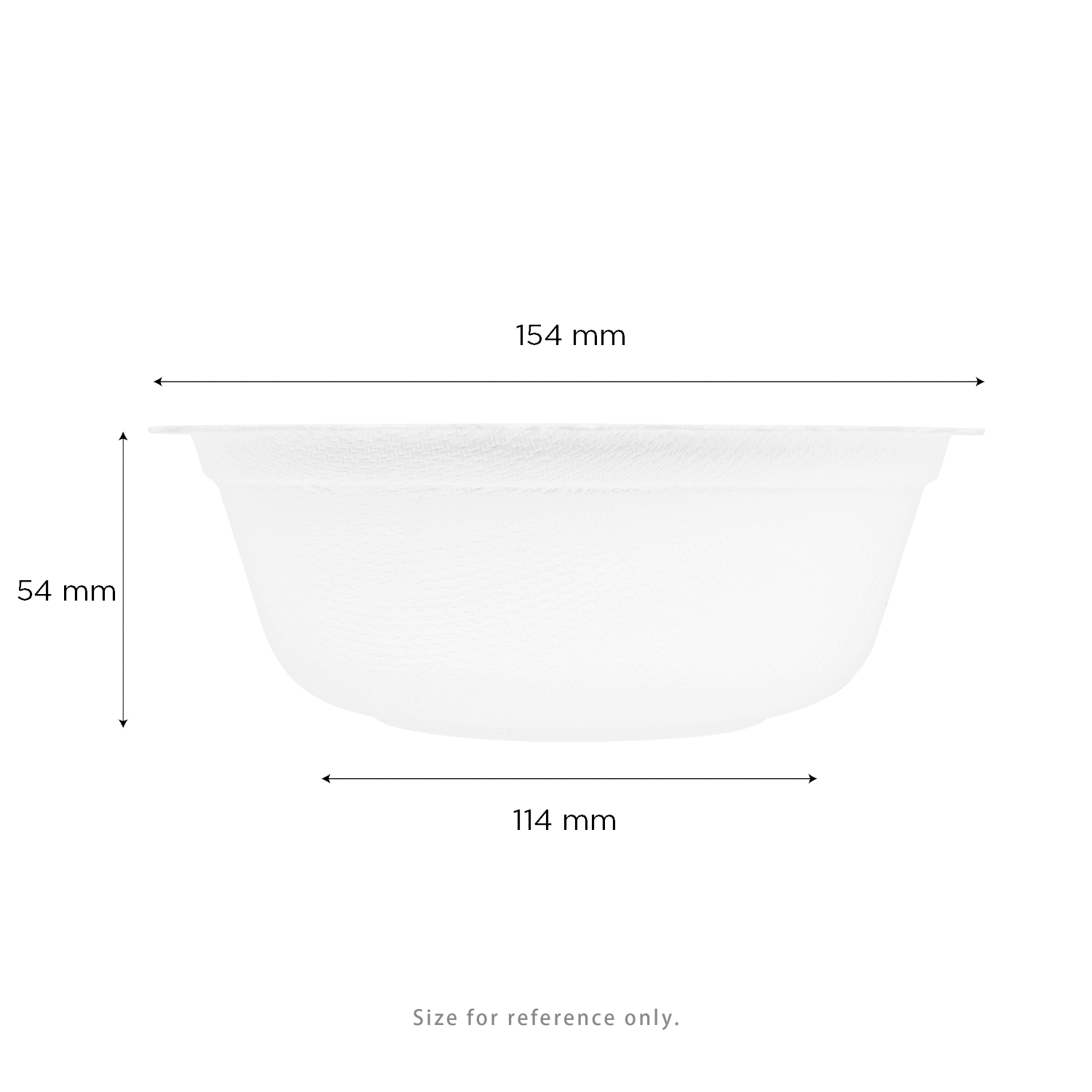 Karat Earth 16oz PFAS Free Eco-Friendly Bagasse Rice Bowl, White - 1,000 pcs