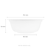 Karat Earth 16oz PFAS Free Eco-Friendly Bagasse Rice Bowl, White - 1,000 pcs