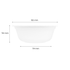 Karat Earth 16oz Compostable Bagasse Rice Bowls, White - 1,000 pcs