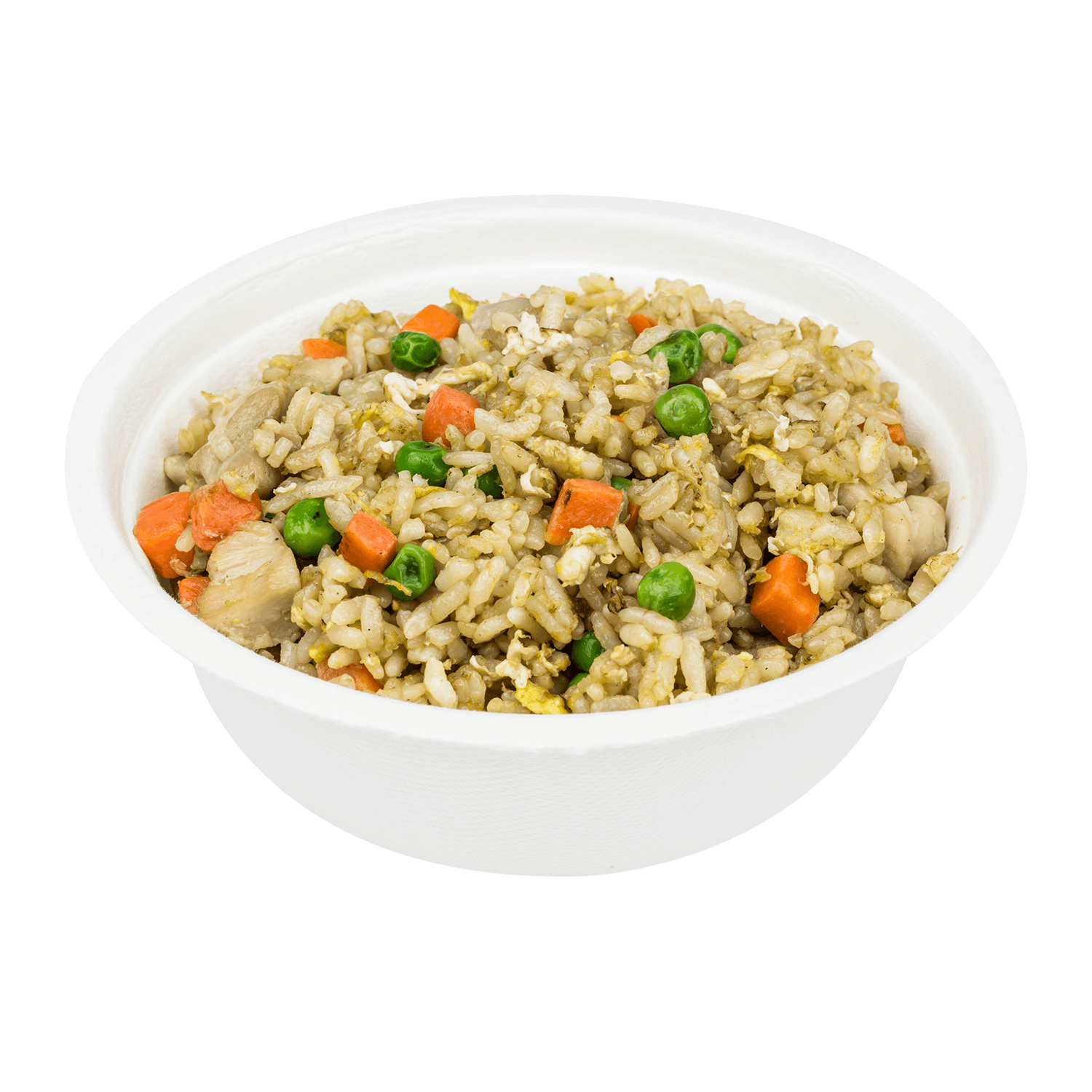 Karat Earth 16oz Compostable Bagasse Rice Bowls, White - 1,000 pcs