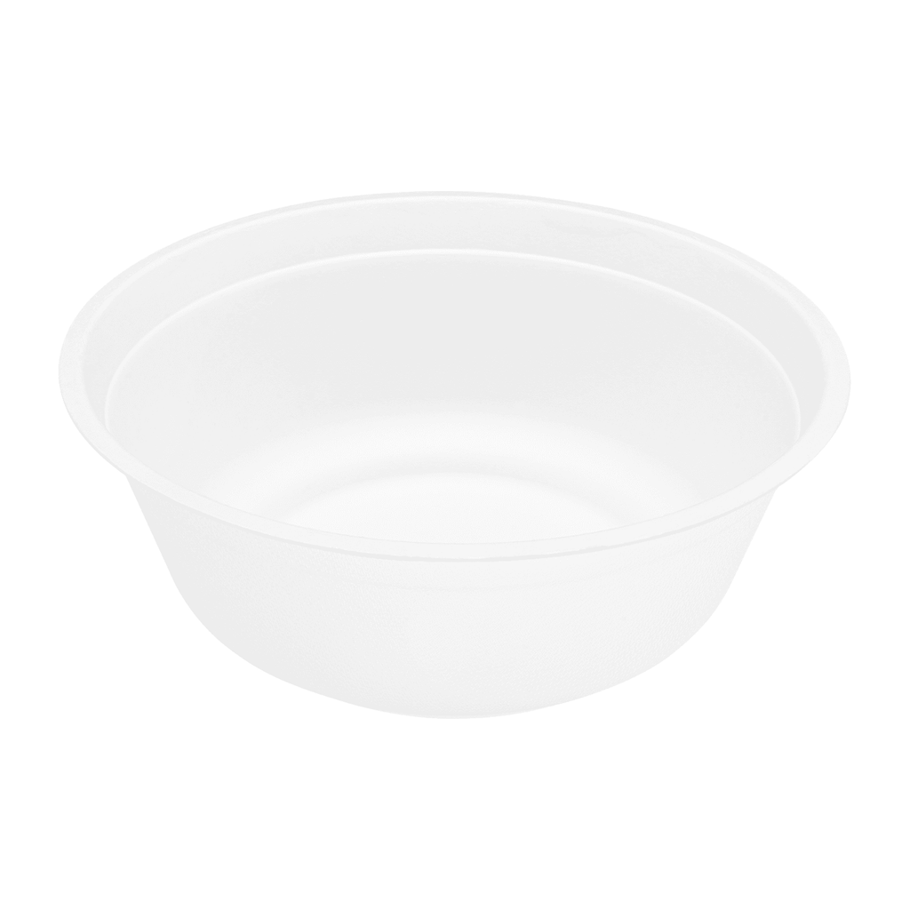 Karat Earth 32oz PFAS Free Eco-Friendly Bagasse Rice Bowl, White- 500 Pcs