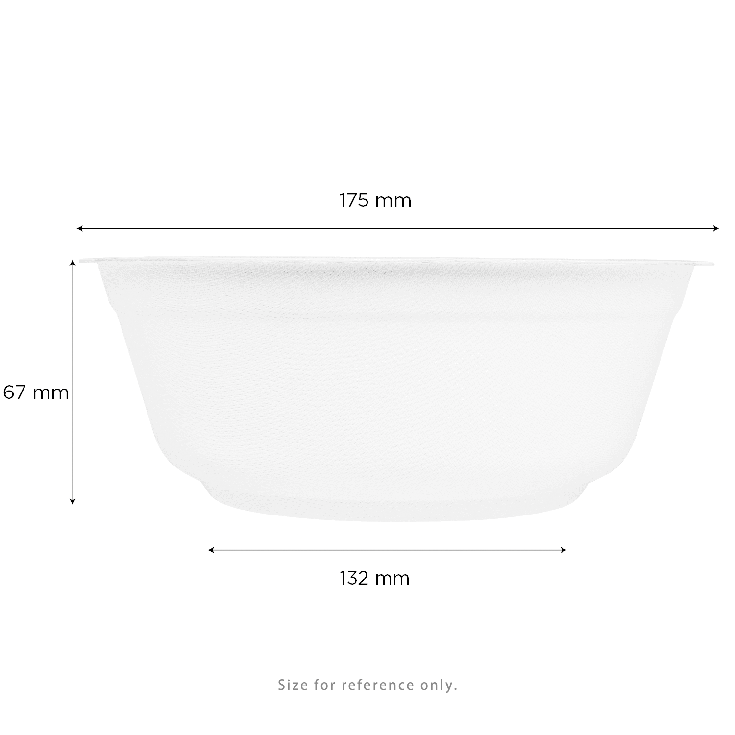 Karat Earth 32oz Compostable Bagasse Rice Bowls, White - 500 pcs