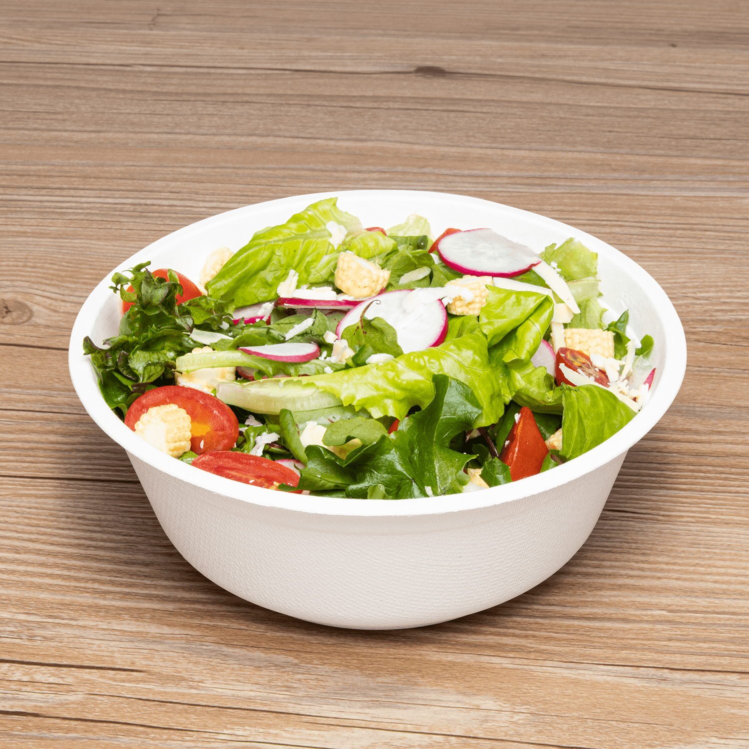 Karat Earth 32oz Compostable Bagasse Rice Bowls, White - 500 pcs