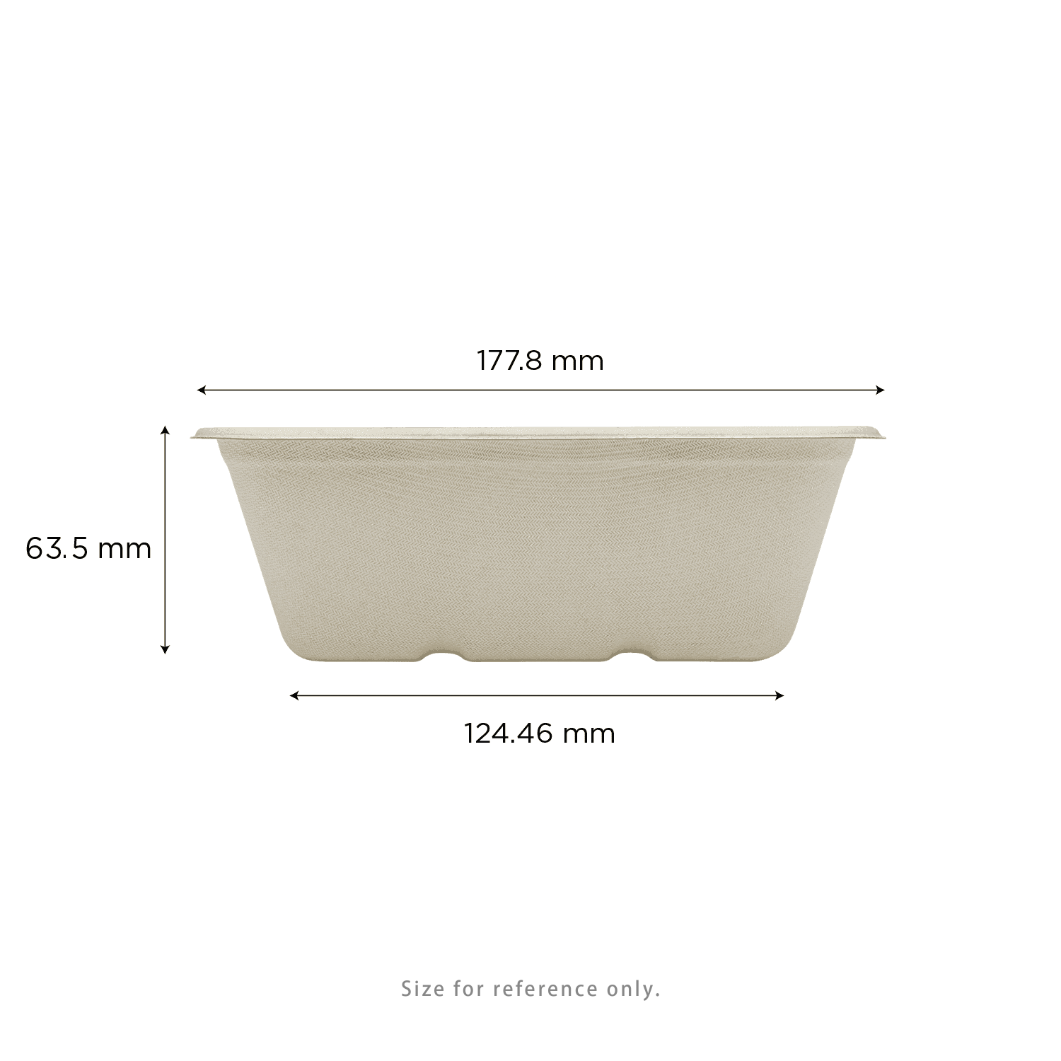 Karat Earth 24oz Natural Bagasse Take Out Container, Rectangular - 500 pcs