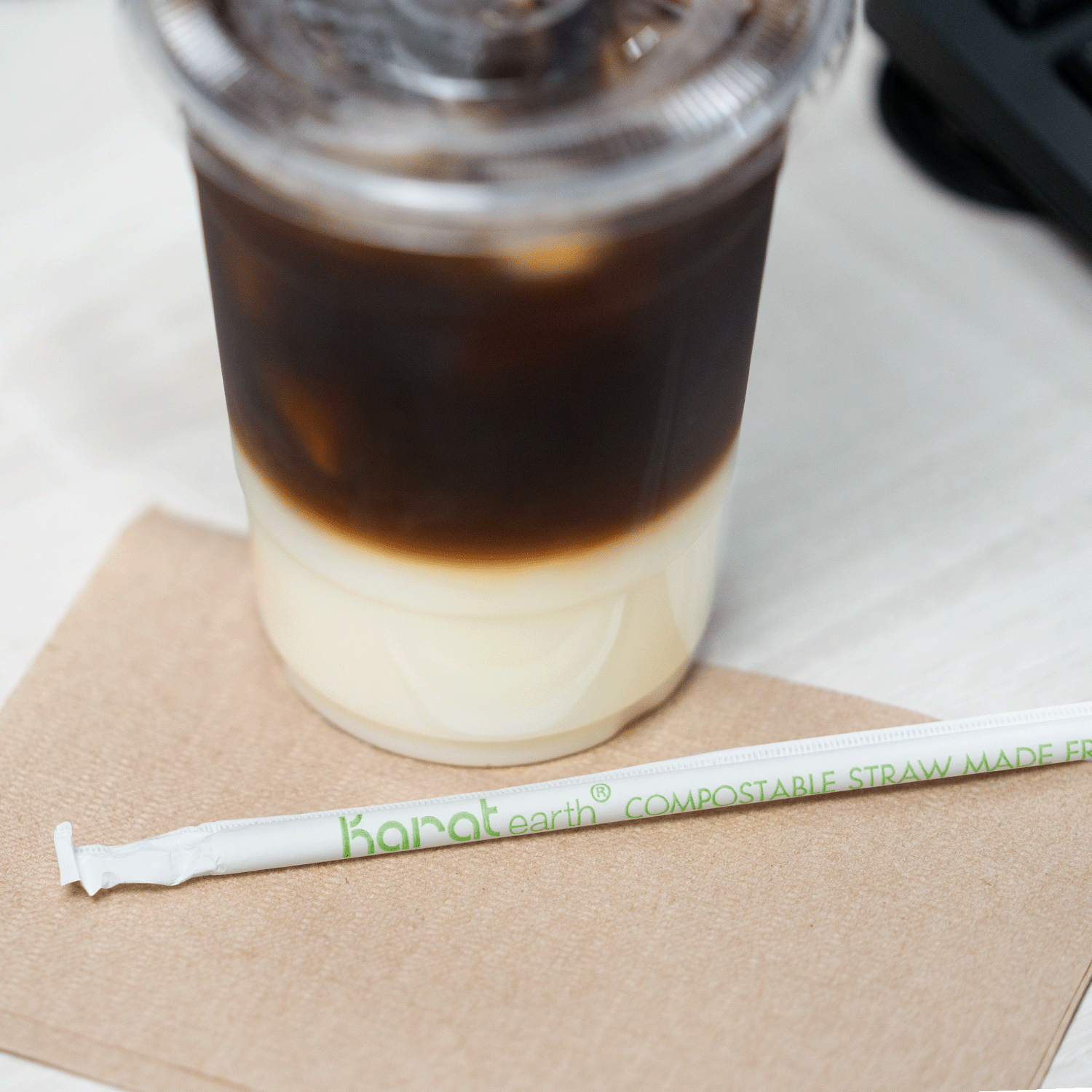 Karat Earth 7.75" PLA Jumbo Paper Wrapped Straw (5mm), White - 2,000 pcs