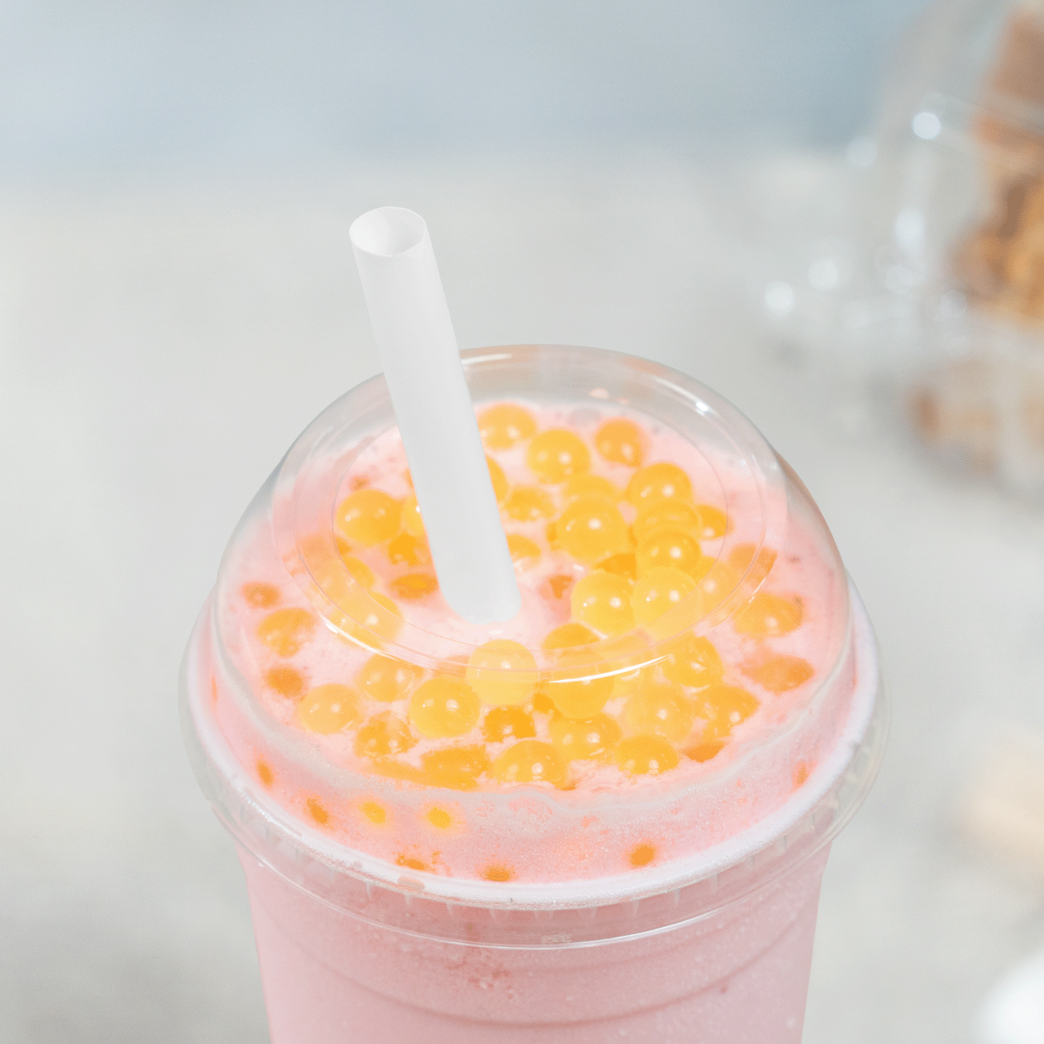 Karat Earth 9" PLA Colossal Paper Wrapped Straw (11mm), Wihte - 1,600 pcs