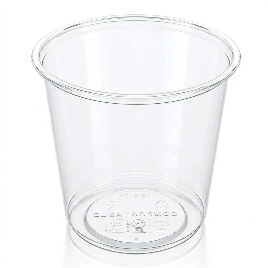 Karat Earth 24oz Eco-Friendly PLA Round Deli Container (117mm) - 500 pcs