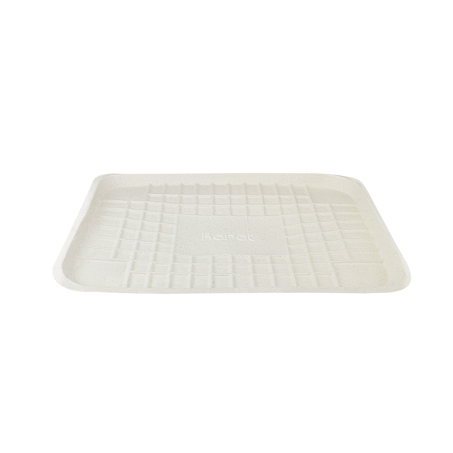 Karat Earth 14”x18” GreaseEase Molded Fiber Food Tray, PFAS free - 100 pcs