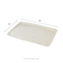 Karat Earth 14”x18” GreaseEase Molded Fiber Food Tray, PFAS free - 100 pcs