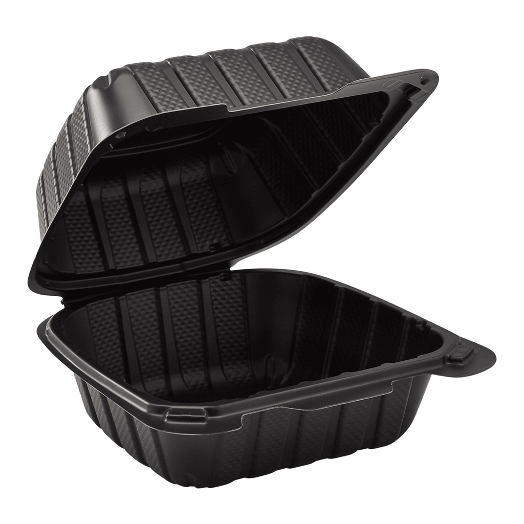Black Plastic Compartment Container - AR Unlimited Supply
