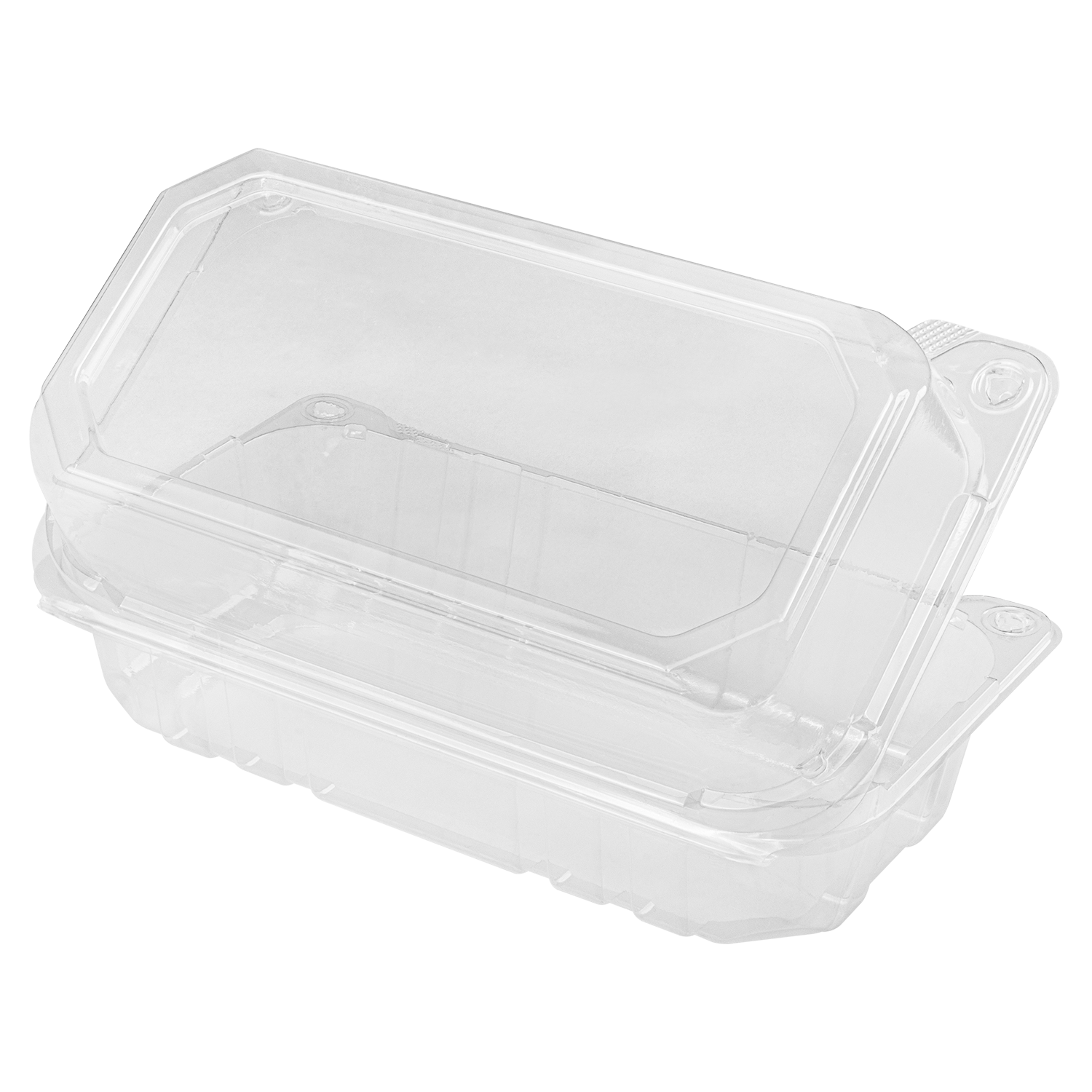 Karat Earth 9''x5'' PLA Hinged Container - 250 pcs – LollicupStore Karat Earth 9''x5'' PLA Hinged Container - 250 pcs – LollicupStore