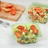 Karat Earth 16oz PLA Hinged Deli Container, Green - 200 pcs