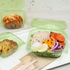 Karat Earth 32oz PLA Hinged Deli Container, Green - 200 pcs