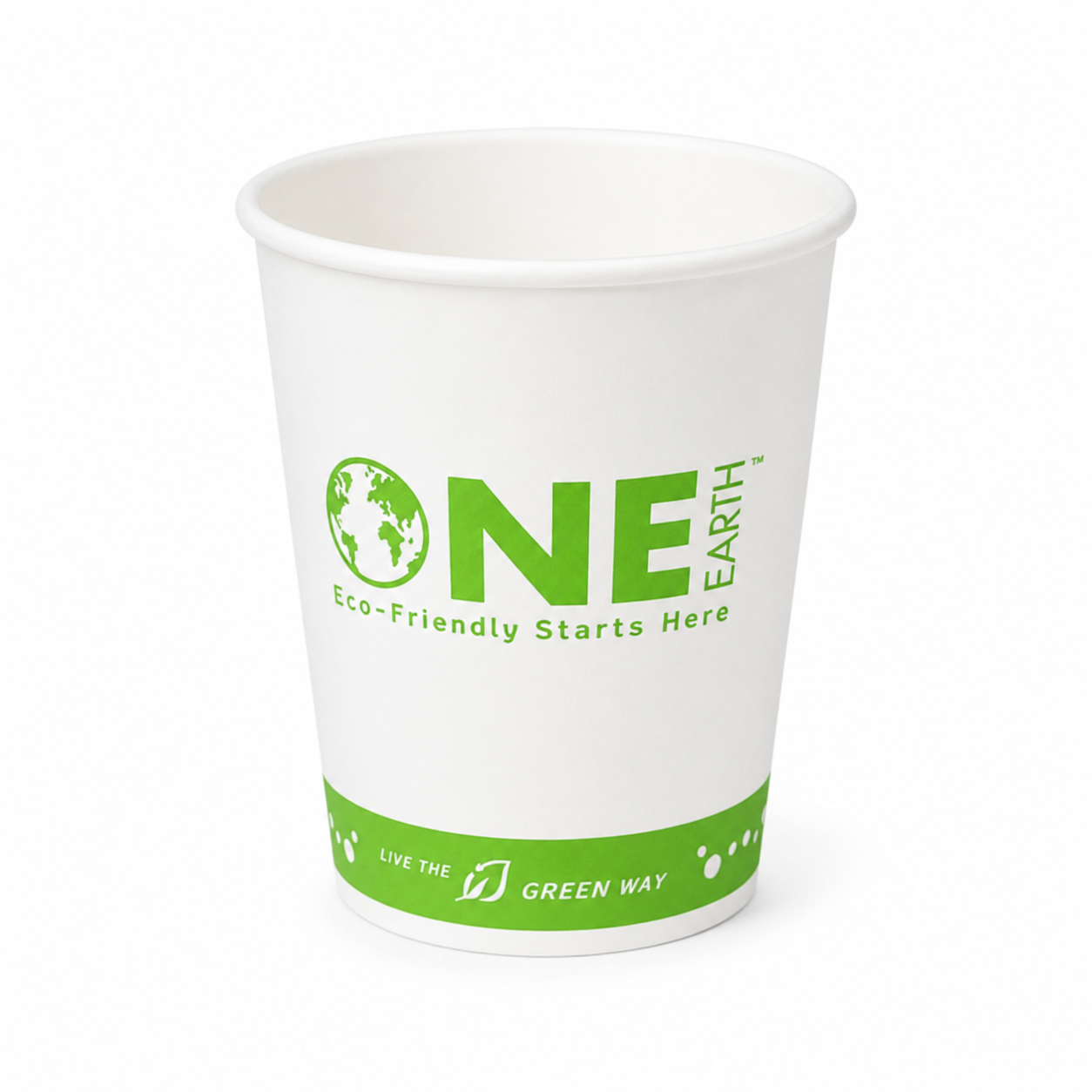 Karat Earth 8oz Eco-Friendly Paper Hot Cups (80mm) - Generic Print - 1,000 pcs