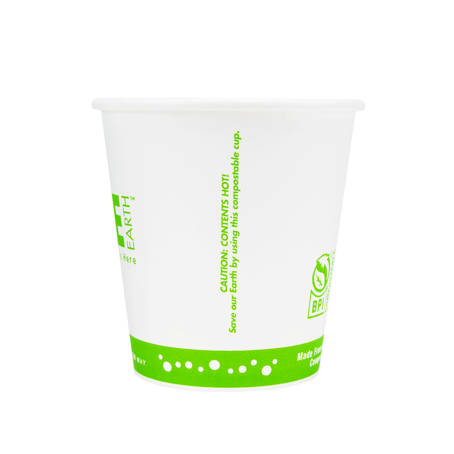 Karat Earth 10oz Eco-Friendly Paper Hot Cups (90mm), Generic Print - 1,000 pcs