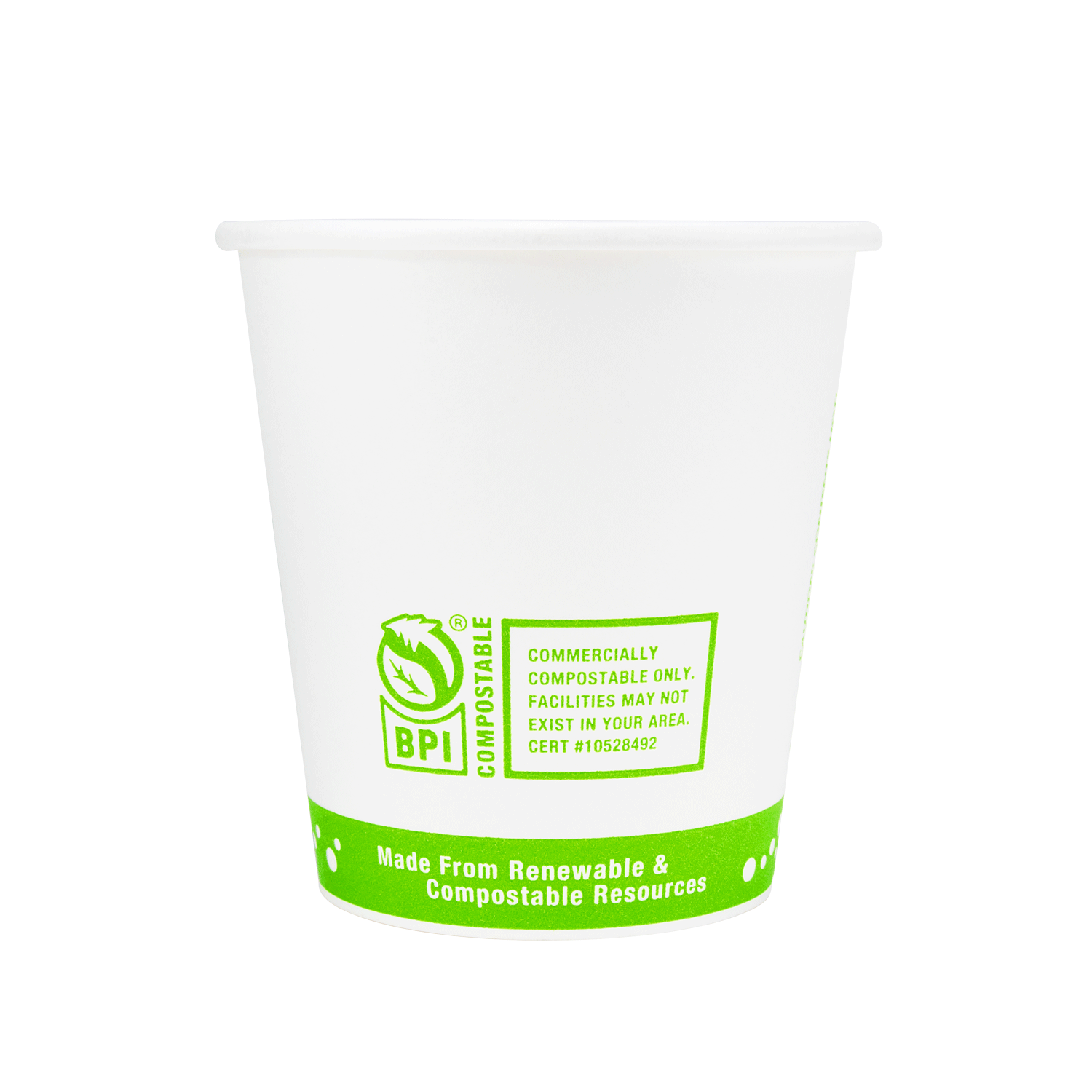 Karat Earth 10oz Eco-Friendly Paper Hot Cups (90mm), Generic Print - 1,000 pcs