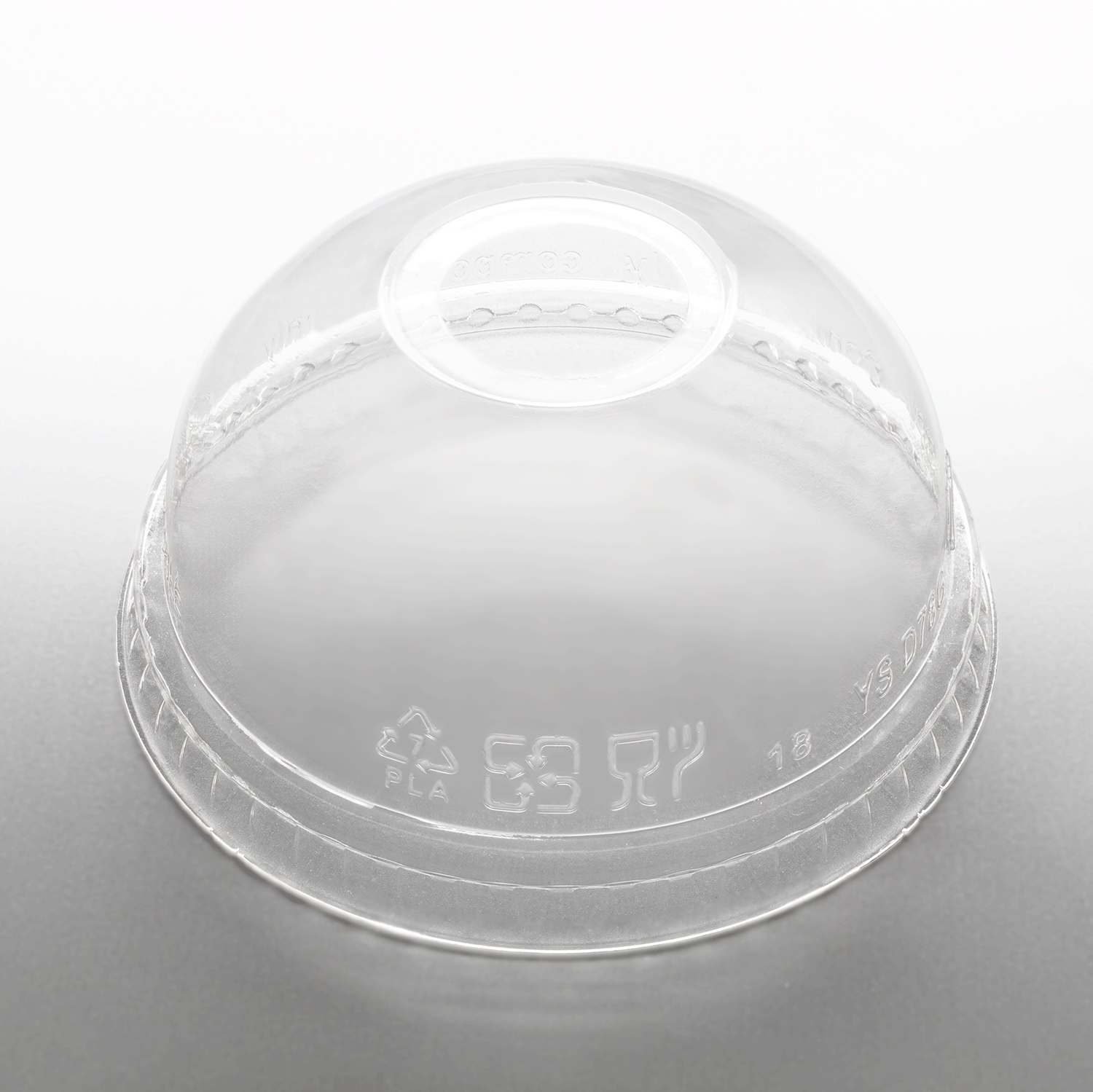 Karat 98mm PET Plastic Dome Lids, Wide Opening - 1,000 pcs – LollicupStore