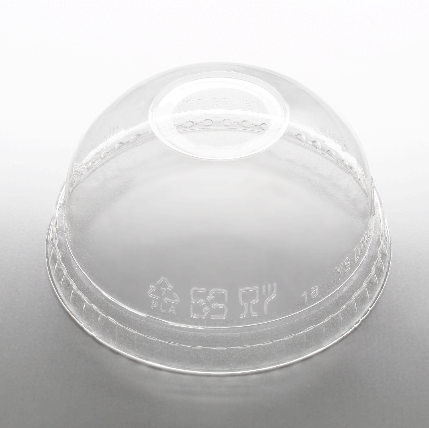 thumbnail image 2 of Karat Earth PLA Flat Lids For 32oz Cold Cups – 104.5mm, 600 Count, KE-KCL1045 2 of 3