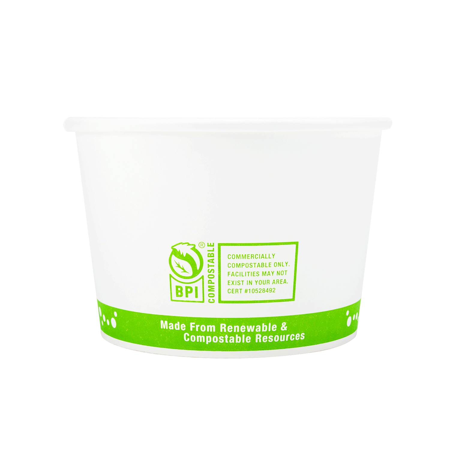 Karat Earth 16oz Eco-Friendly Paper Food Containers (114.6mm), Generic Print - 500 pcs