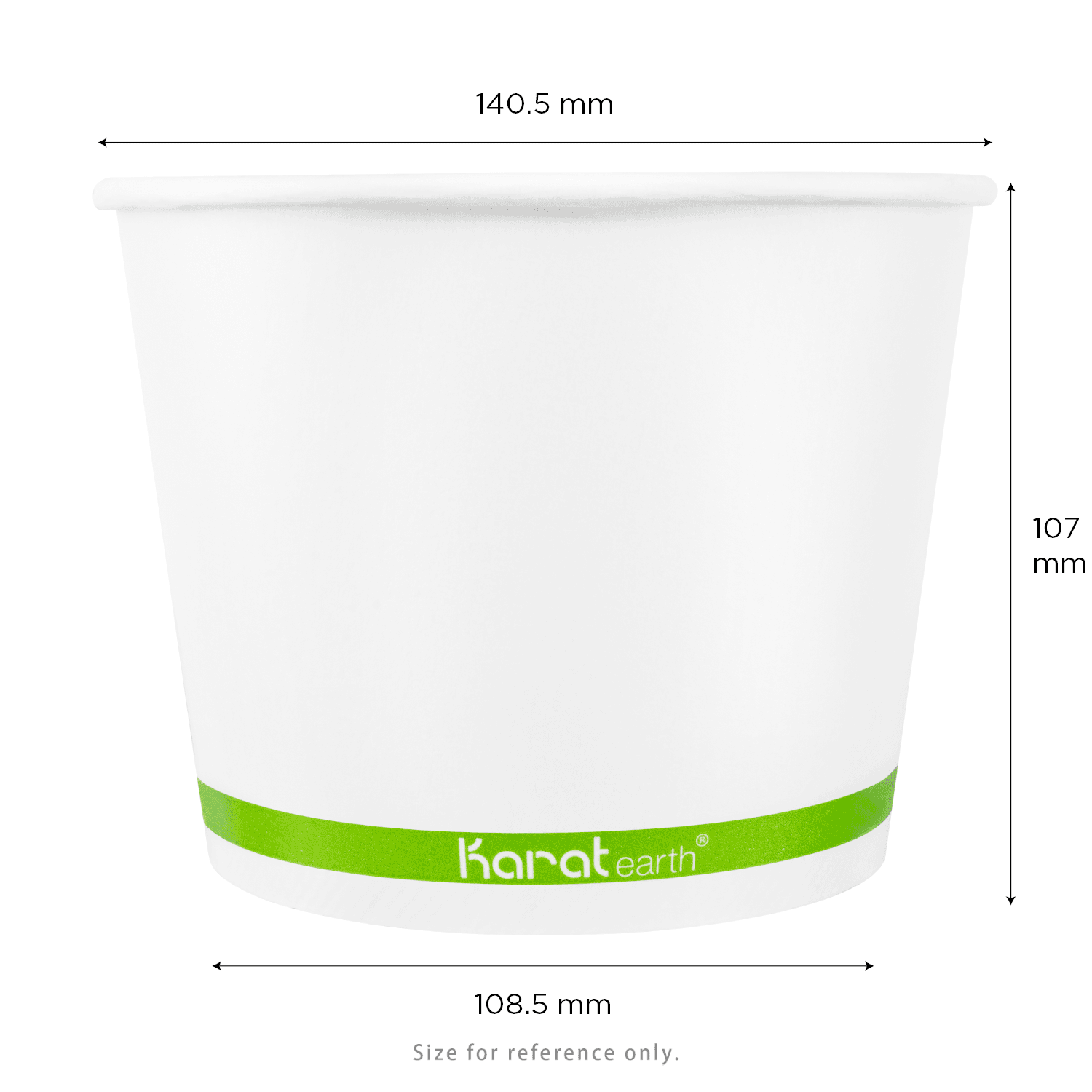 Karat Earth 32oz Eco-Friendly Paper Food Containers (140.5mm), Generic Print - 600 pcs