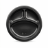 Karat Earth 3 Compartments, 9" Mineral Filled PP Round Plates, Black - 500 pcs