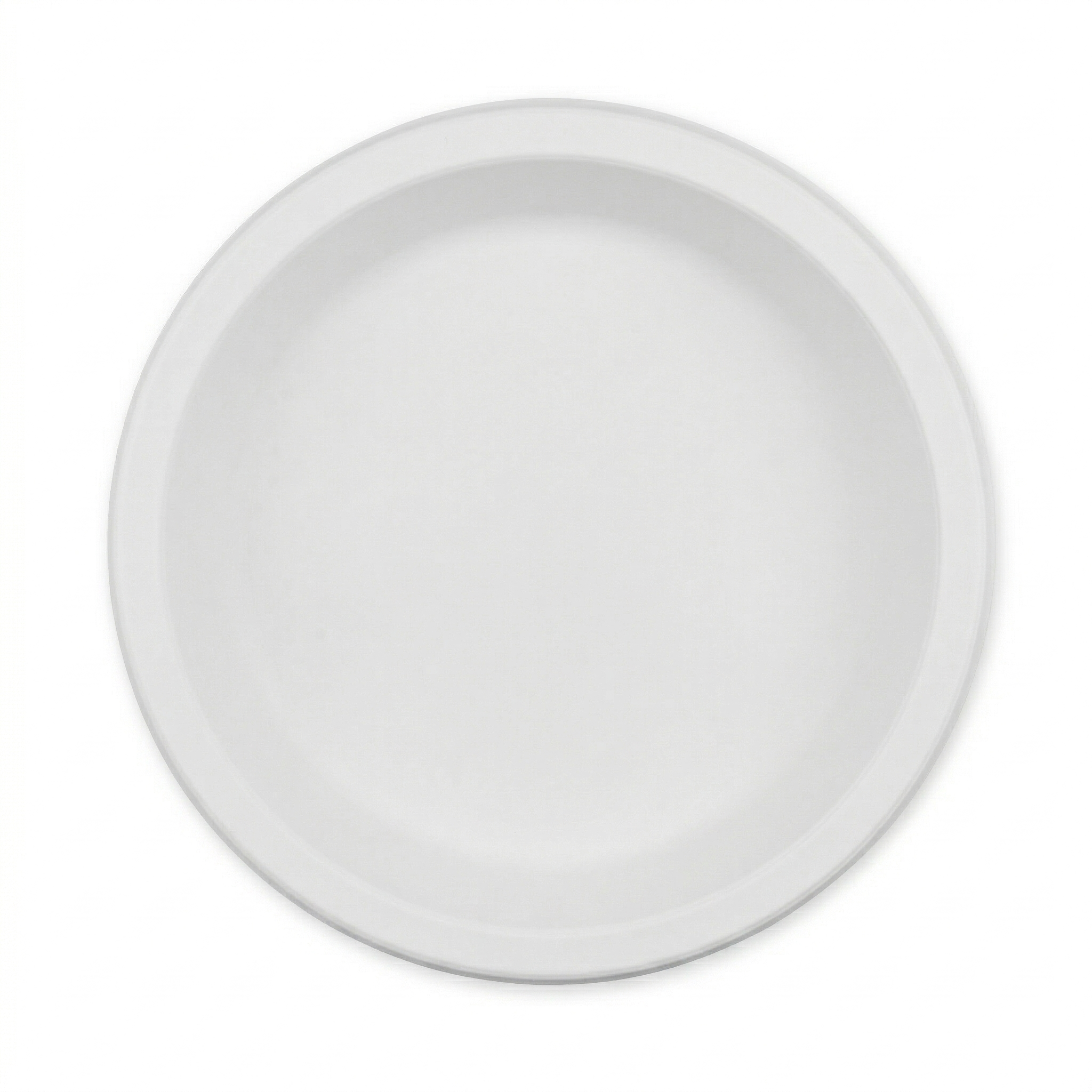 Karat Earth 10.25" Mineral Filled PP Round Plates, White - 500 pcs