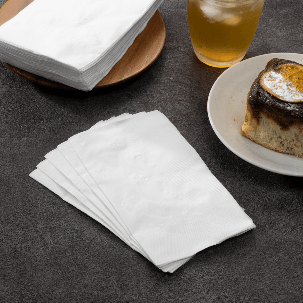 Paper Dinner Napkins, White, 15 x 17