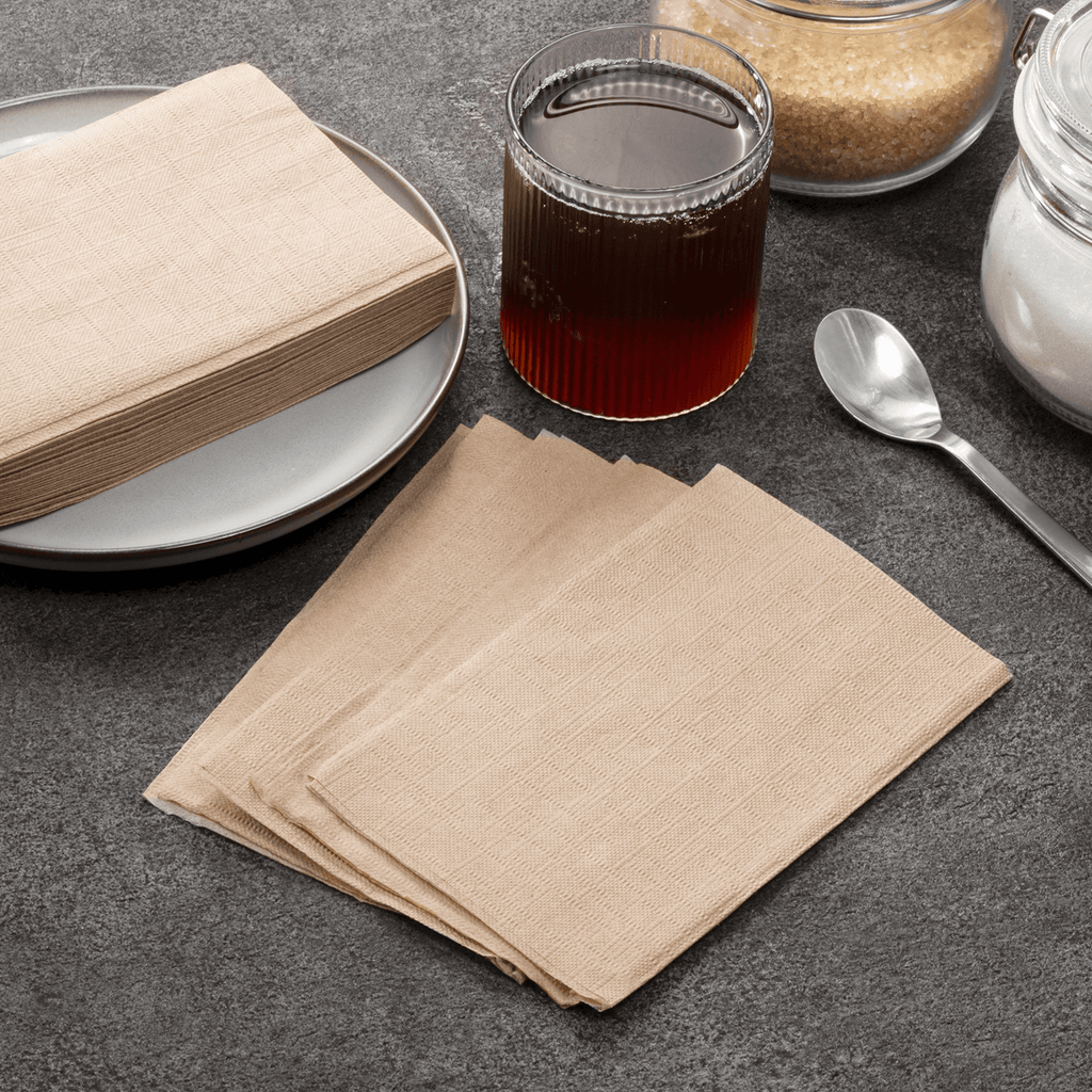 Natural Kraft Beverage Napkins