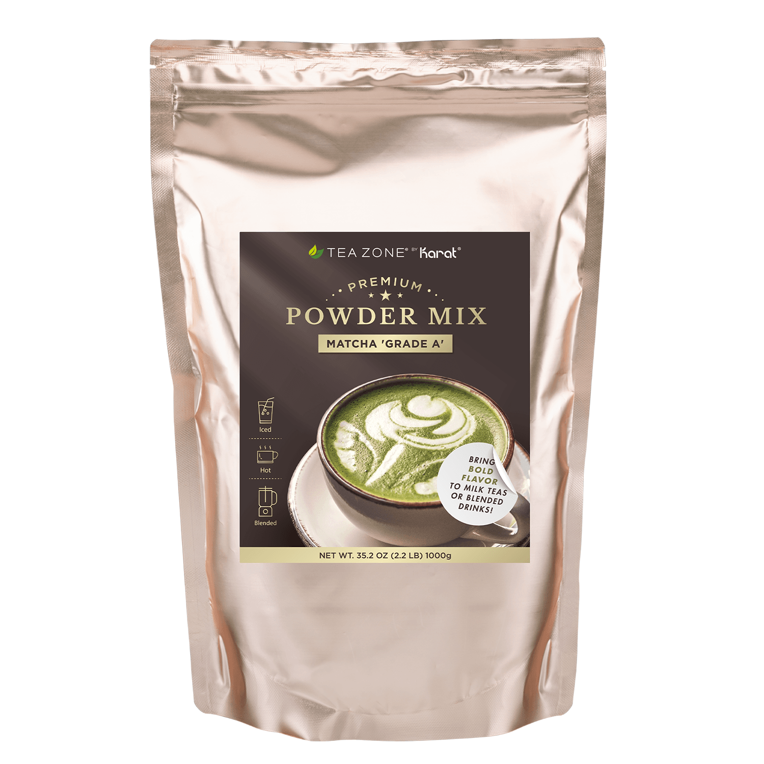Matcha Green Tea (Grade A) Powder - Bag (2.2 lbs)