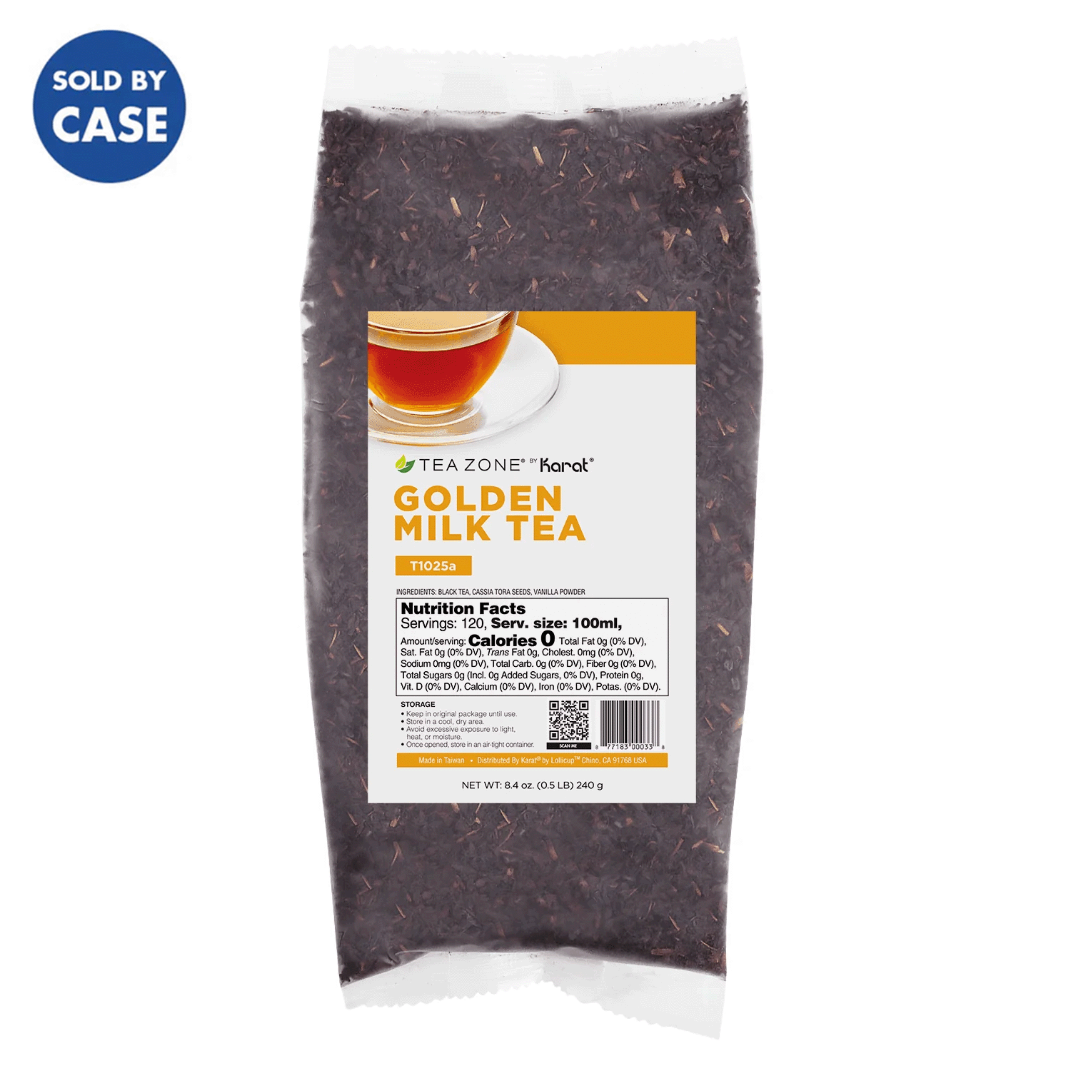 Golden Milk Tea Leaves - Case of 25 bags
