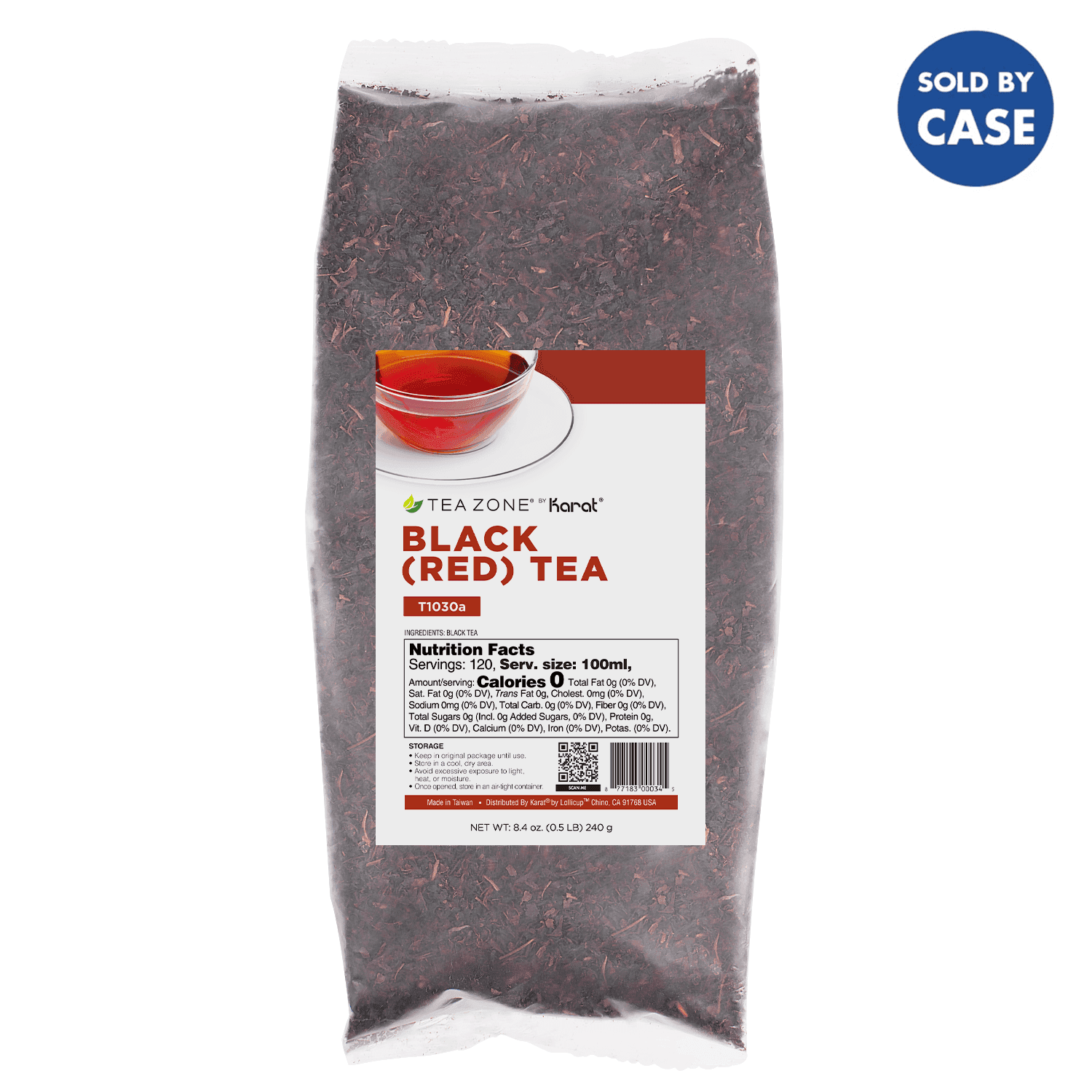 Black (Red) Tea Leaves - Case of 25 bags