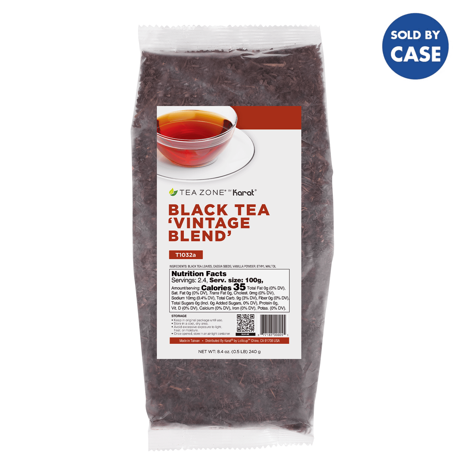 Vintage Blend Black Tea Leaves - Case of 25 bags