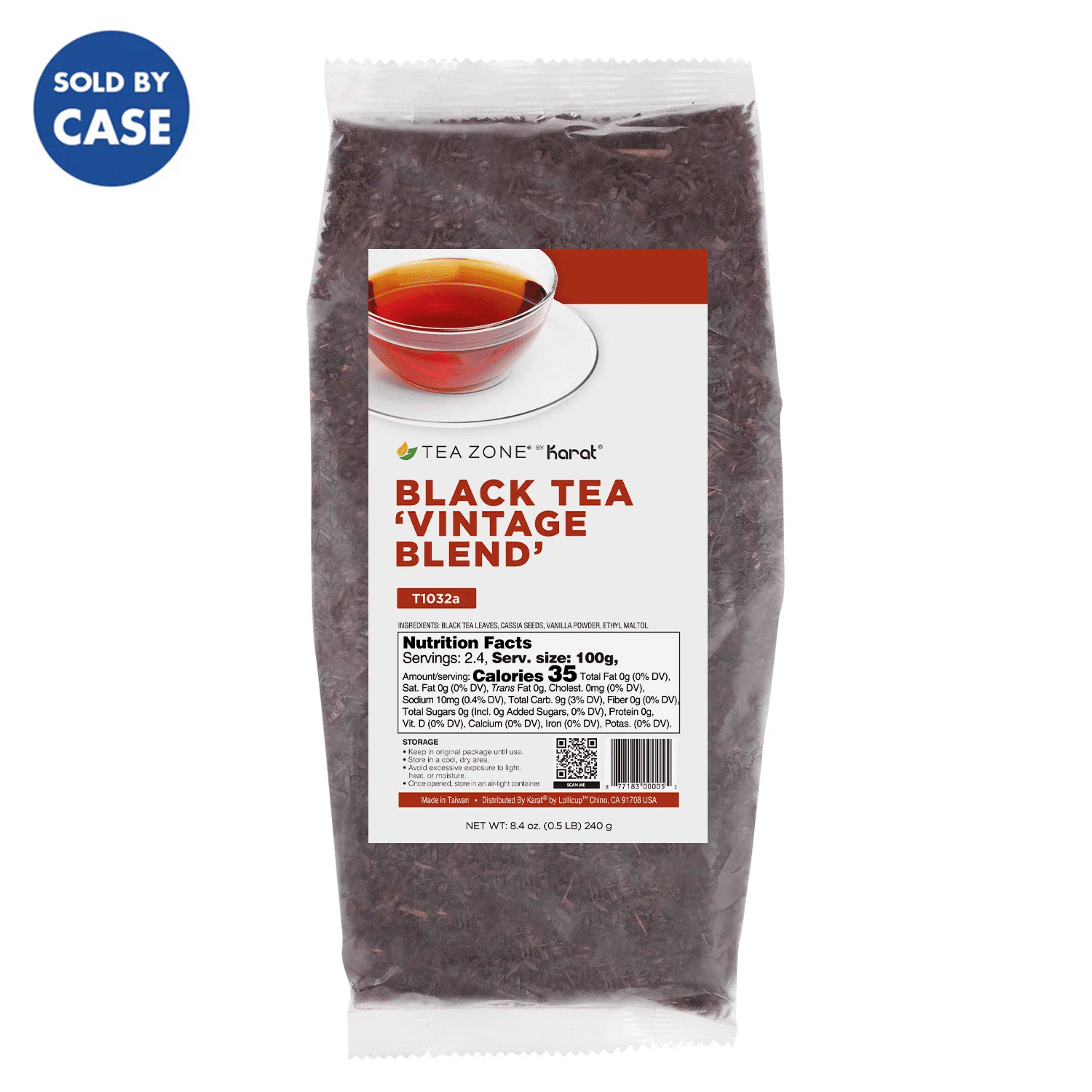 Vintage Blend Black Tea Leaves - Case of 25 bags