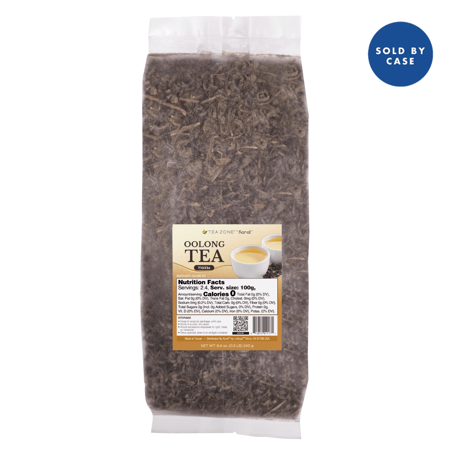 Tea Zone Oolong Tea Leaves - Case of 25 bags