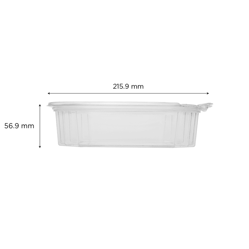 48 oz White PP Plastic Round Snap-Lock Containers (Tamper-Evident Lid) -  2332T09