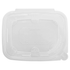 32oz PET Plastic Tamper Resistant Hinged Deli Container with Lid - 200 sets