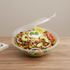[240 sets] 16 oz Disposable Tamper Resistant Hinged Salad Bowls | PET