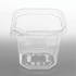 Karat 24oz PET Tamper Resistant Square Container, Clear - 400 pcs