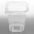 Karat 32oz PET Tamper Resistant Square Container, Clear - 400 pcs
