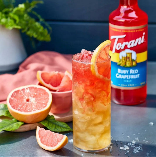 Torani Ruby Red Grapefruit Syrup - Bottle (750mL) – LollicupStore