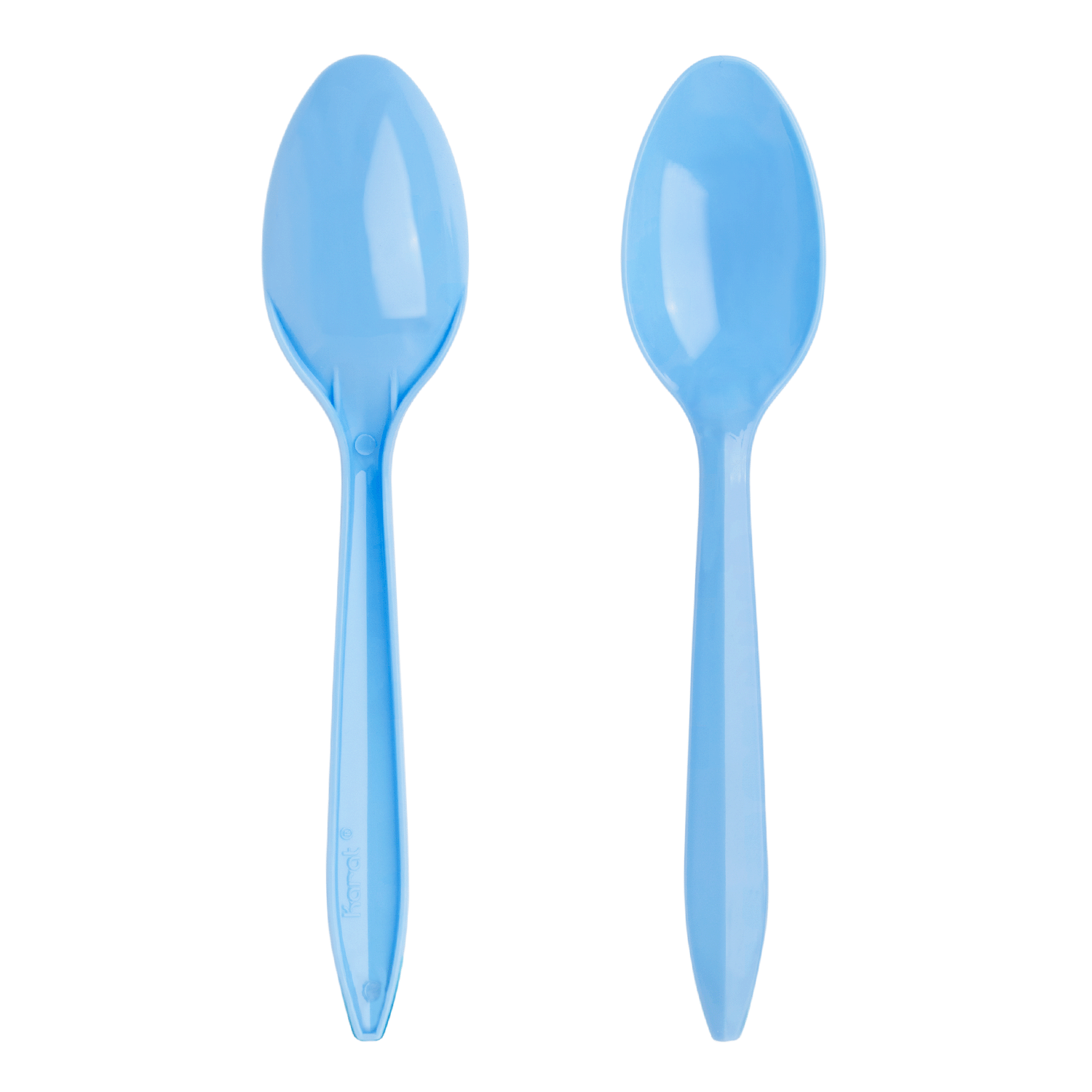 [1,000 ct] Plastic Tea Spoons | Medium Weight (Rainbow)
