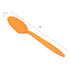 [1,000 ct] PP Plastic Medium Weight Tea Spoons, Orange