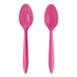 [1,000 ct] PP Plastic Medium Weight Tea Spoons, Pink